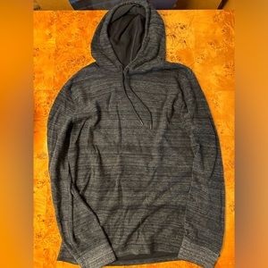 Vince Men’s Heather Thermal Popover Hoodie Large